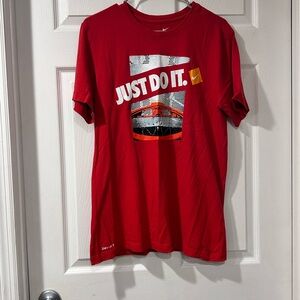 Nike Red 'Just Do It' T-Shirt